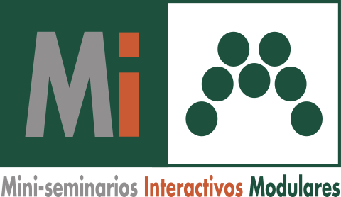 El logo de los MIM esá basado en tres letras: M, I y M, donde la última M está compuesta de bolas para indicar modularidad